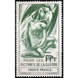 Timbre de collection France - Bienfaisance 61 Gros Lot