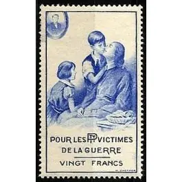 Marque Timbre de collection France - Bienfaisance 72