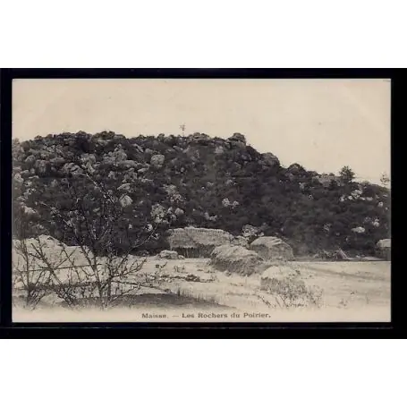 Carte postale 91 - Maisse - Les rochers du Poirier - Non voyage - Dos divise Nouvelle Collection