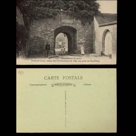 Dernière Chance Carte postale 91 - Montlhery - Porte de Linas - Animee