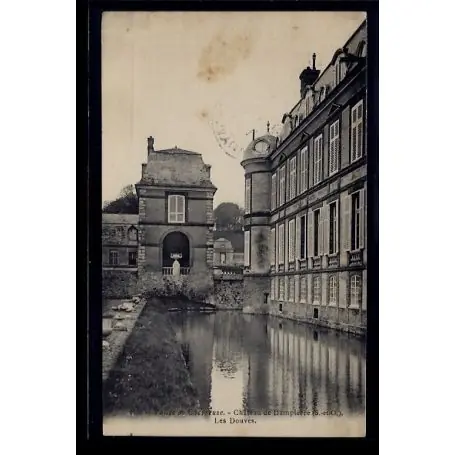 Carte postale 91 - Vallee de Chevreuse - chateau de Dampierre - les douves - Voyage - Dos Usine Directe