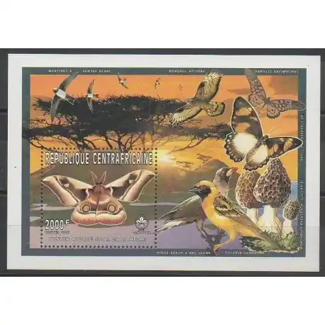 Centrafricaine (République) - 1996 - No BF126 - Insectes Quantité Limitée