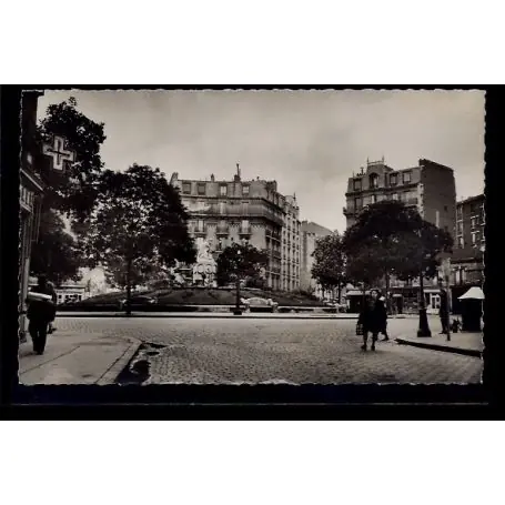 Carte postale 92 - Clichy - Place de la Republique - Voyage - Dos divise Usine Directe