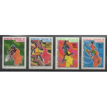 Promotion Saisonnière Congo (République du) - 1976 - No 440/443 - Sports divers