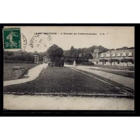 Nouvel Arrivage Carte postale 92 - Meudon - l' entree de l' observatoire - Voyage - Dos divise