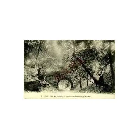 Carte postale 92 - SAINT-CLOUD - LE PONT DE TRANCHE-MONTAGNE - ANIMEE Quantité Limitée