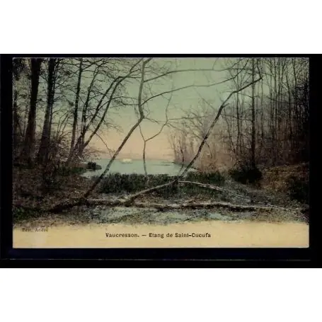 Prix Choc Carte postale 92 - Vaucresson - Etang de St-Cucufa - Voyage - Dos divise