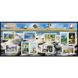 Timbre de collection France - Bloc Feuillet 102 - Portrait de Rgions N°8 Réduction