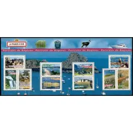 Nouvel Arrivage Timbre de collection France - Bloc Feuillet 105 - Portrait de Rgions N°9