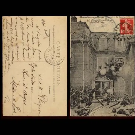 Carte postale 94 - Champigny sur Marne - 1870-1871 - La surprise Seulement Aujourd’hui