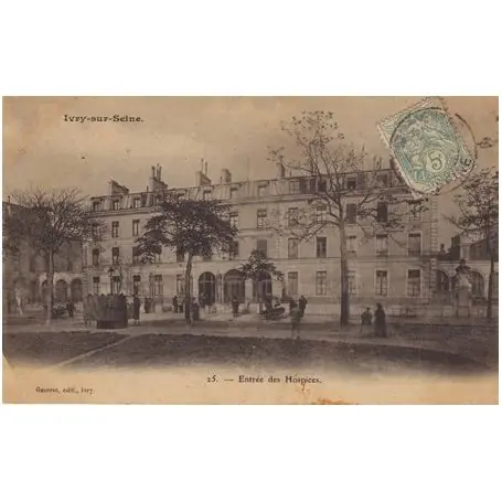 Carte postale 94 - Ivry sur Seine - Entree des Hospices Solde