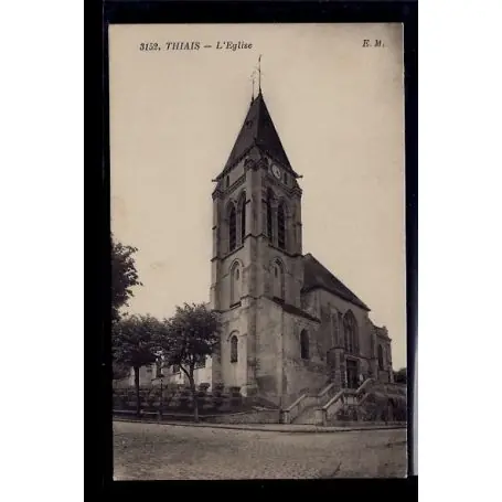Prix Réduit Carte postale 94 - Thiais - L' eglise - Non voyage - Dos divise