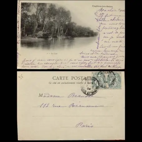 Carte postale 95 - Enghein les Bains - Le Lac Offre Exclusive