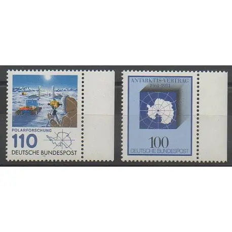 Livraison Gratuite Allemagne occidentale (RFA) - 1981 - No 932 - 946 - Régions polaires