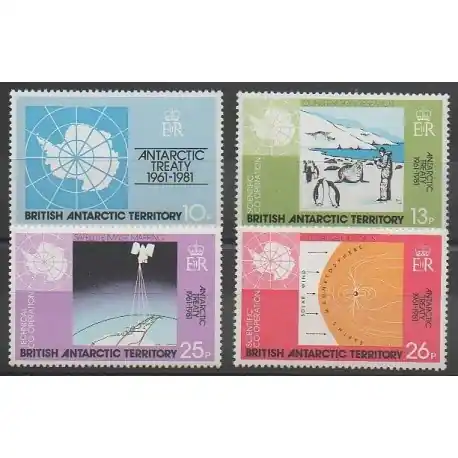 Grande-Bretagne - Territoire antarctique - 1981 - No 101/104 - Régions polaires Dernière Chance