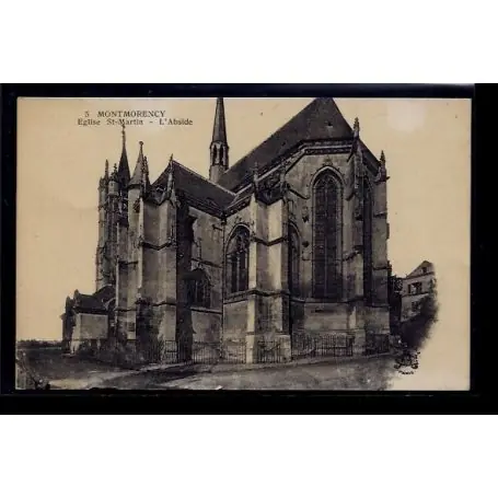 Jusqu’à Épuisement Des Stocks Carte postale 95 - Montmorency - Eglise St-Martin - l' Abside - Non voyage - Dos divise