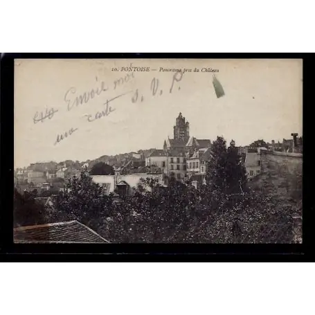 Acheter En Ligne Carte postale 95 - Pontoise - panorama pris du chateau - Voyage - Dos divise