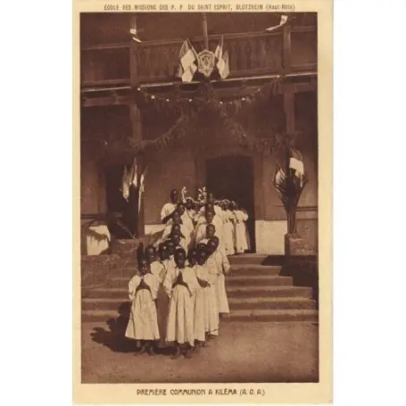 Marque 1ere communion a Kilema - A.O.A