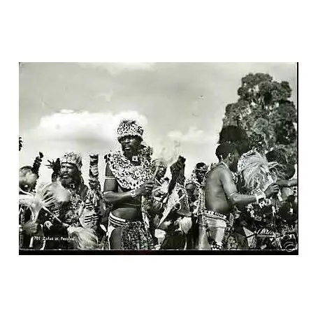 Afrique du Sud - Festival Zoulous - CPSM Achetez Aujourd’hui