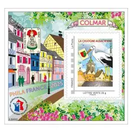 Timbre de collection France - Bloc FFAP 25 - Phila-France 2025 à Colmar - Championnat de France de Philatlie Commander Vite