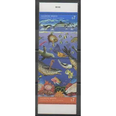 Must-Have Nations Unies (ONU - Vienne) - 1992 - No 139/140 - Environnement - Animaux marins