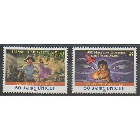 Nations Unies (ONU - Vienne) - 1996 - No 238/239 - Enfance Authentique