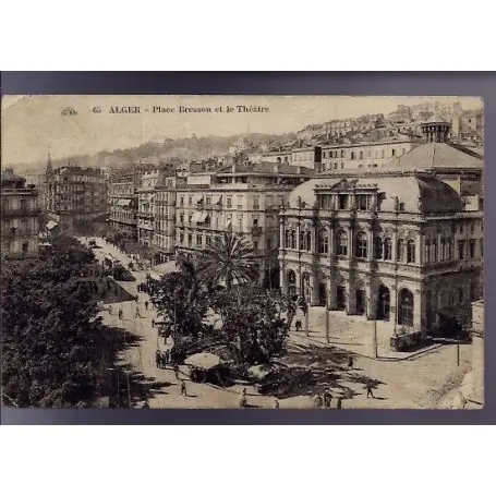 Réduction Algerie - Alger - Place Bresson et le theatre