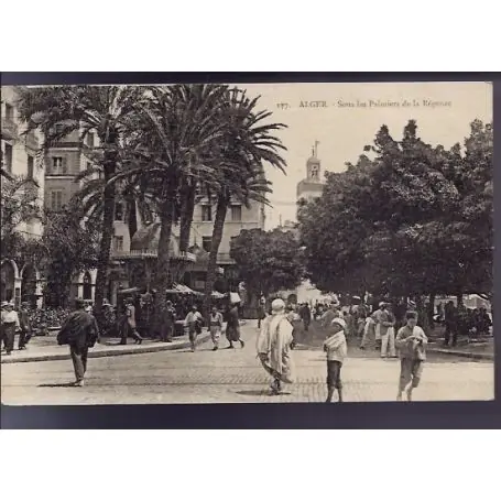 Algerie - Alger - Sous les palmiers de la regence - Animee Offre Spéciale