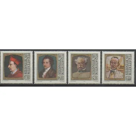 Nouvel Arrivage Liechtenstein - 1981 - No 725/728 - Peinture