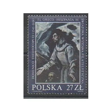 Promotion Saisonnière Pologne - 1984 - No 2724 - Peinture