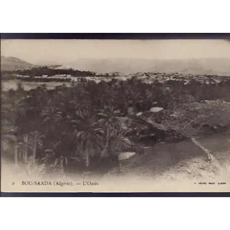 Expédition Rapide Algerie - Bou-Saada - L'oasis