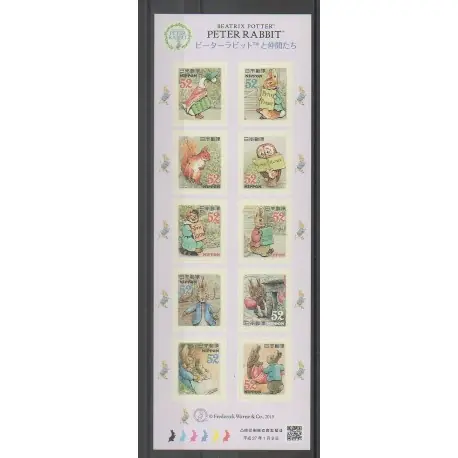 Top Qualité Japon - 2015 - No 6884/6893 - Littérature - Dessins Animés - BD