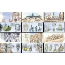 Timbre de collection France - Bloc Souvenir 038 à 043 avec tui Pas Cher