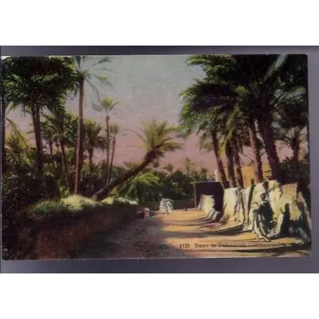 Fait Main Algerie - Dans la plameraie - Couleur