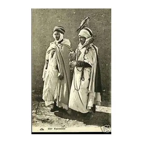 Algerie - Deux fauconniers et leusrs faucons Réduction