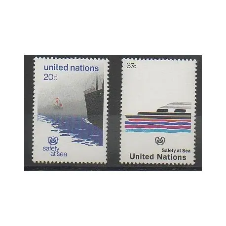 Nations Unies (ONU - New-York) - 1983 - No 385/386 - Navigation Super Prix