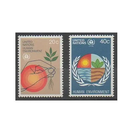 Nations Unies (ONU - New-York) - 1982 - No 362/363 - Environnement Top Vente
