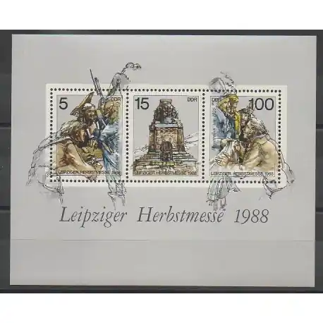 Allemagne orientale (RDA) - 1988 - No BF94 - Monuments Achetez Aujourd’hui