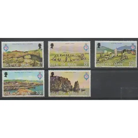 Man (Ile de) - 1980 - No 152/156 - Sites Dernier Modèle