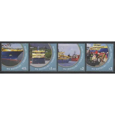 Tokelau - 2016 - No 422/425 - Navigation Expédié Aujourd’hui
