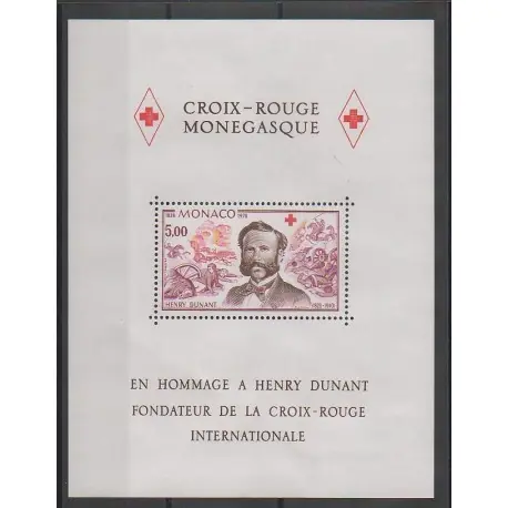 Jusqu’à Épuisement Des Stocks Monaco - Blocs et feuillets - 1978 - No BF15 - Santé ou Croix-Rouge
