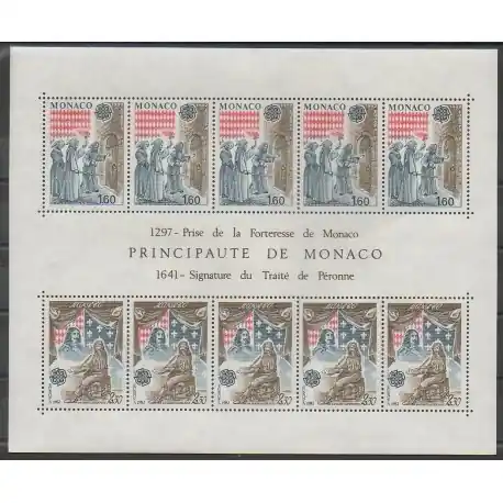 Monaco - Blocs et feuillets - 1982 - No BF22 - Histoire Meilleur Prix