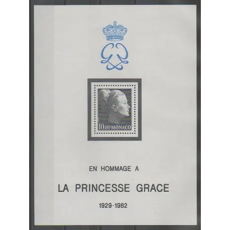 Monaco - Blocs et feuillets - 1983 - No BF24 - Royauté Réduction