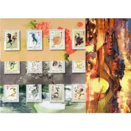 Prix Réduit Timbre de collection France - Bloc Souvenir 123, 123A et 123B avec tui