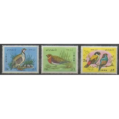 Ir. - 1972 - No 1417/1419 - Oiseaux Dernière Chance