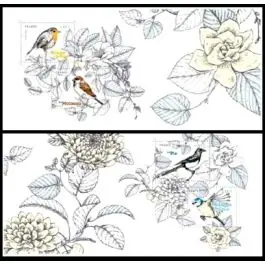 Édition Limitée Timbre de collection France - Bloc Souvenir 143 et 143A sans tui