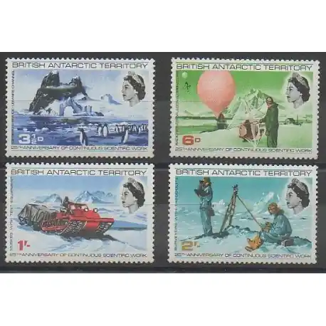 Grande-Bretagne - Territoire antarctique - 1969 - No 21/24 - Régions polaires Nouvelle Collection