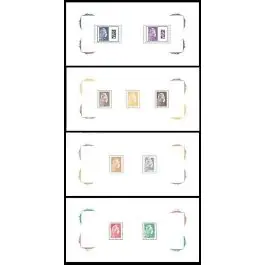 Meilleure Qualité Timbre de collection France - Bloc Souvenir 145 et 145A-B-C avec tui