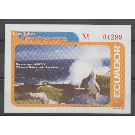 Vente Flash Équateur - 2001 - No BF111 - Oiseaux