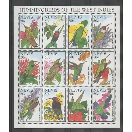 Must-Have Nevis - 1995 - No 827/838 - Oiseaux